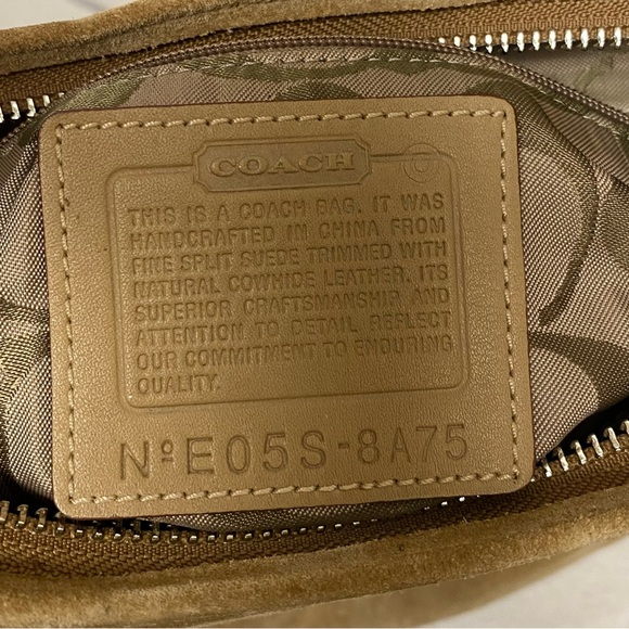 Coach Hamptons Suede Hobo - Picture 6 of 9